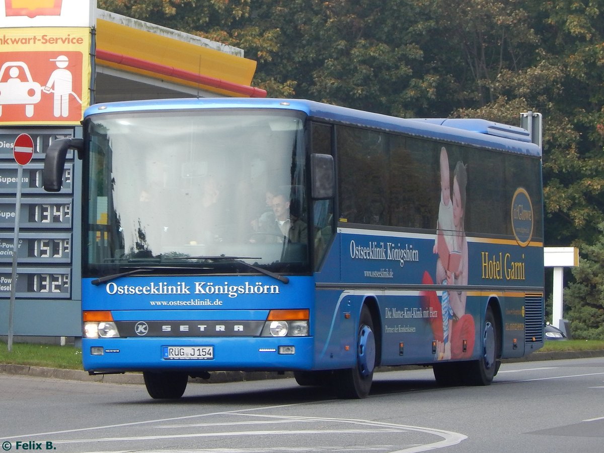 Setra 315 H der Ostseeklinik Königshörn in Sassnitz.