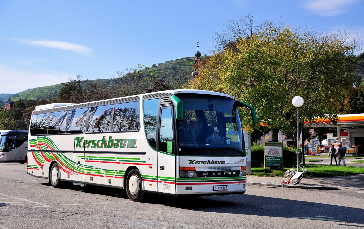 Setra 315 HD von Kerschbaum Reisen aus Niedersterreich am 18.9.2014 in Krems.