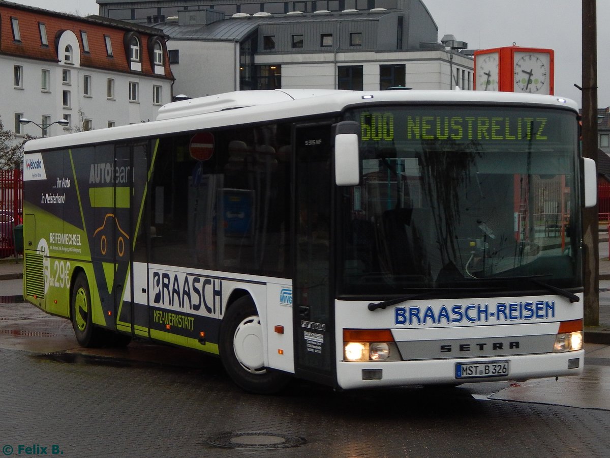 Setra 315 NF von Braasch Reisen aus Deutschland in Neubrandenburg. 