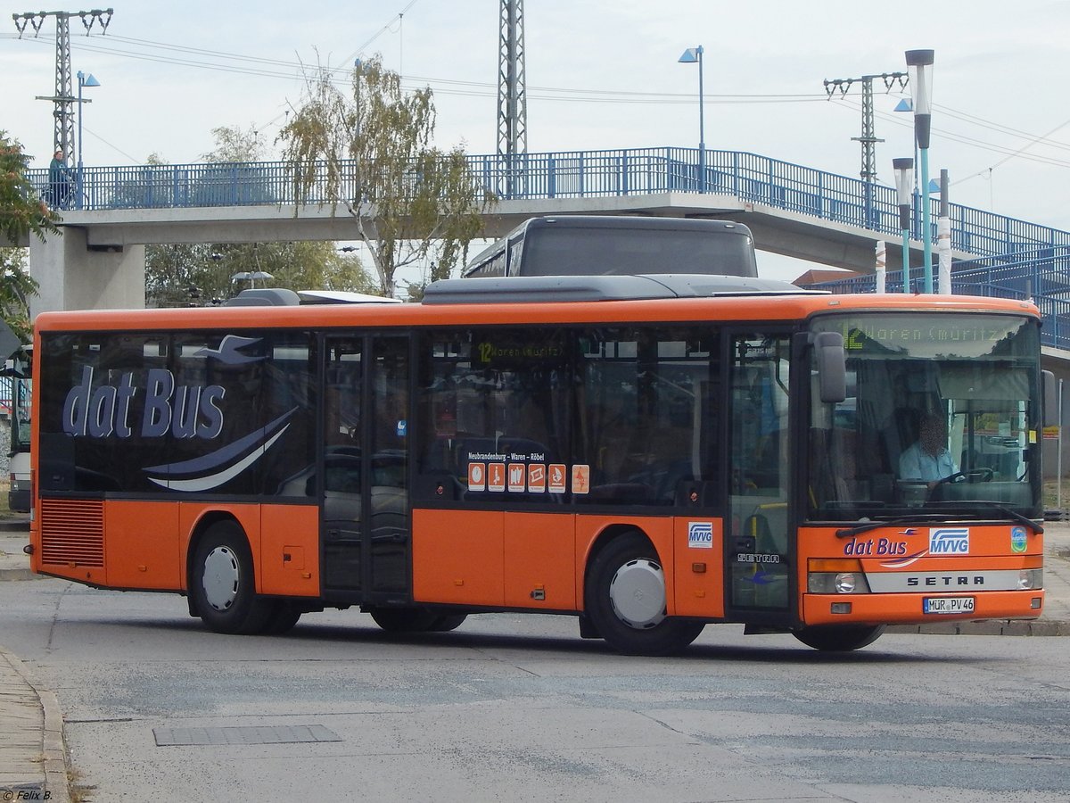 Setra 315 NF der MVVG in Neubrandenburg.