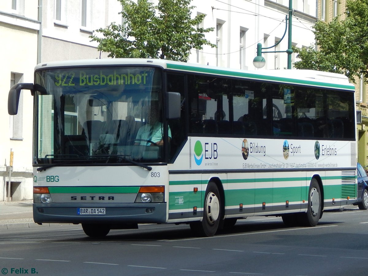 Setra 315 UL der Barnimer Busgesellschaft in Eberswalde.
