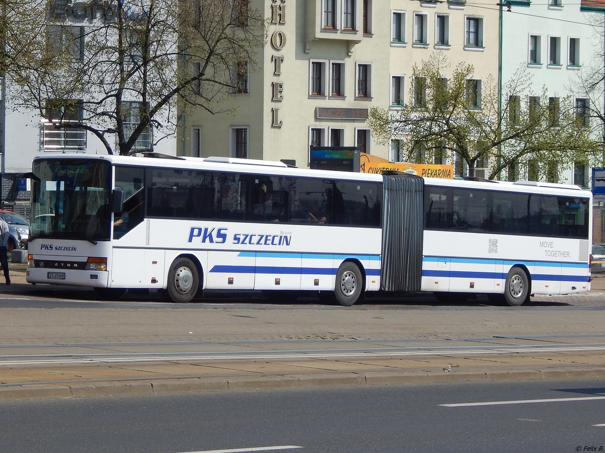Setra 321 UL von PKS Szczecin aus Polen in Stettin.