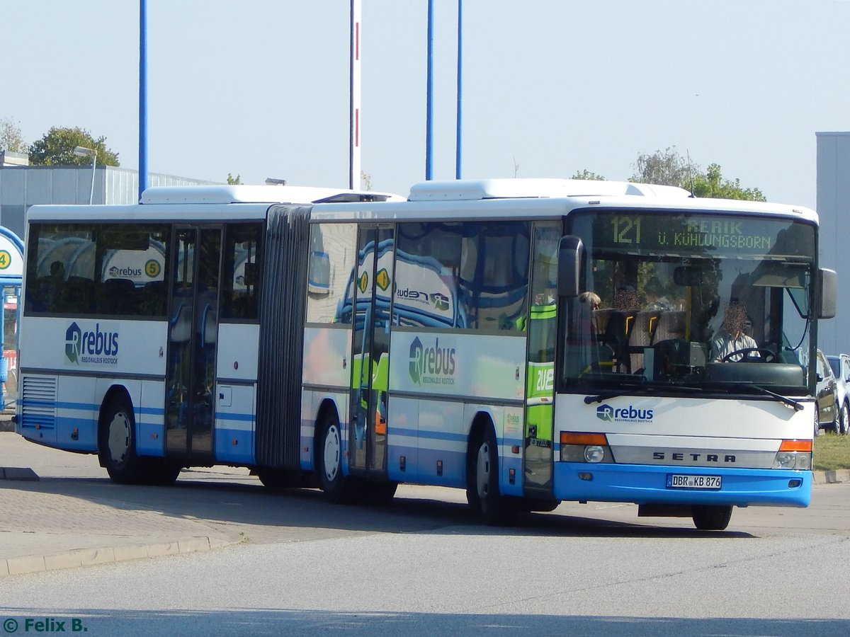 Setra 321 UL von Regionalbus Rostock in Rostock.