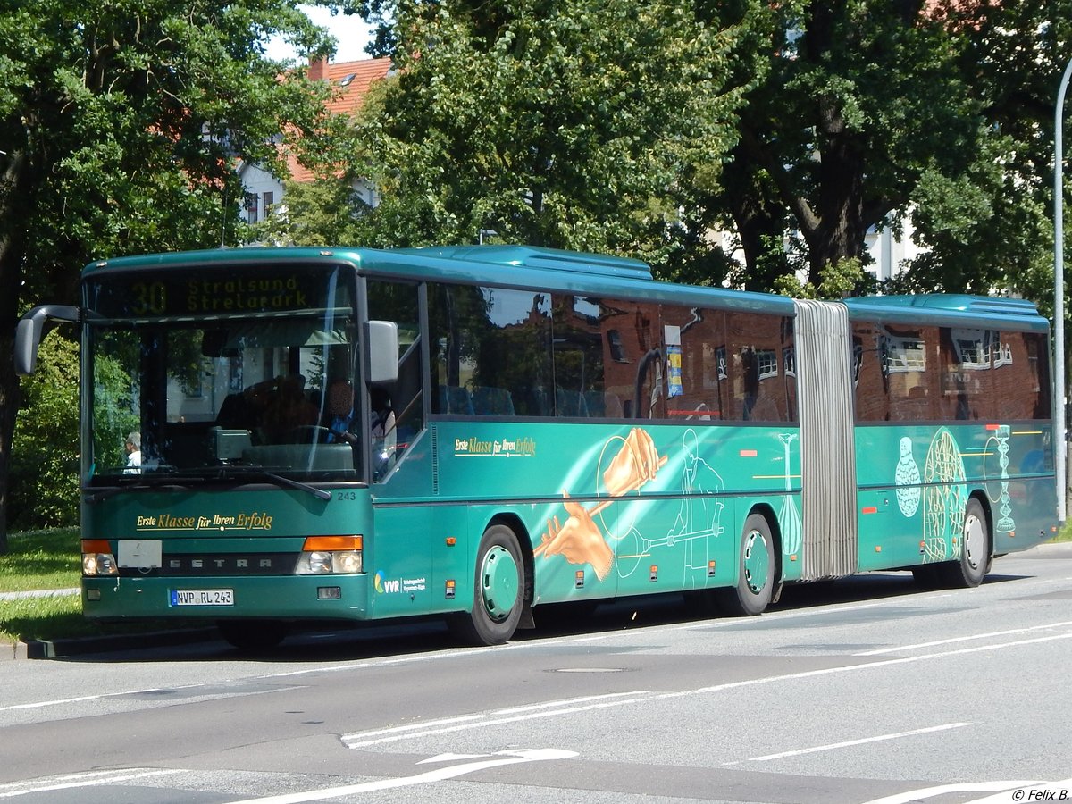 Setra 321 UL der VVR in Stralsund.