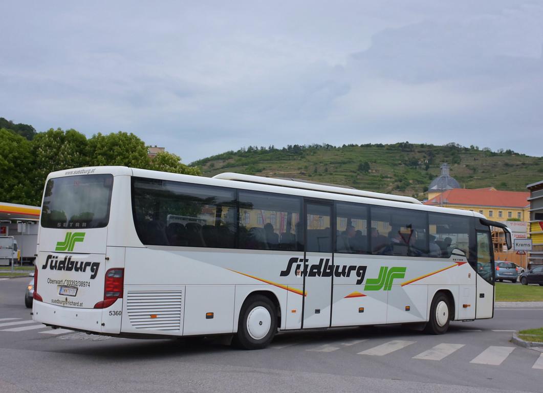 Setra 400er Serie von Sdburg Reisen aus sterreich in Krems.