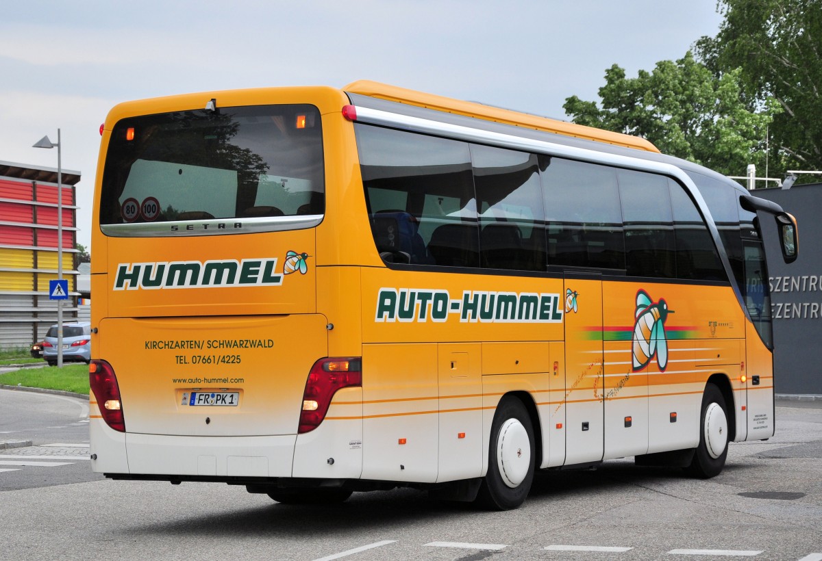 SETRA 411 HD von Auto Hummel / BRD am 25.5.2013 in Krems an der Donau.