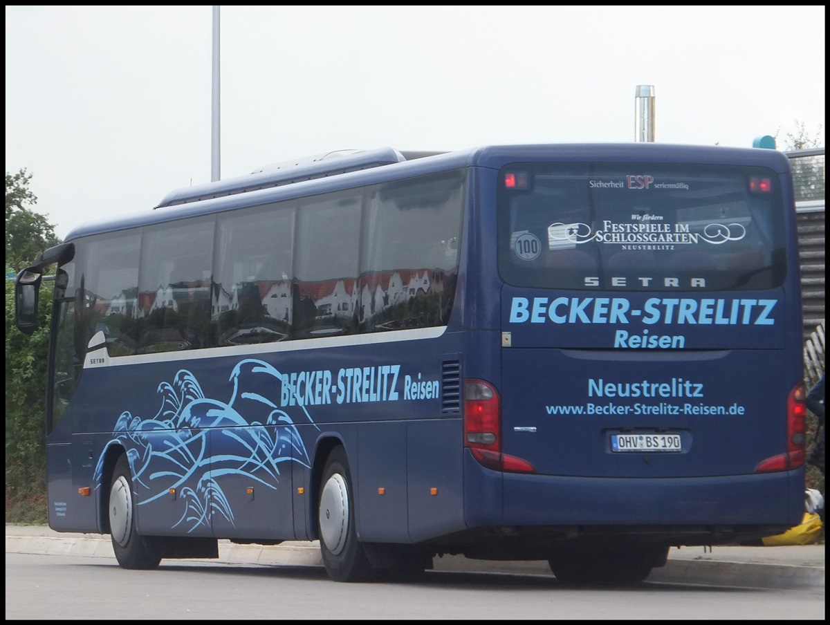 Setra 415 GT von Becker-Strelitz Reisen aus Deutschland in Bergen.