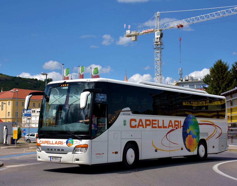 Setra 415 GT-HD von Capellari Reisen 06/2017 in Krems.