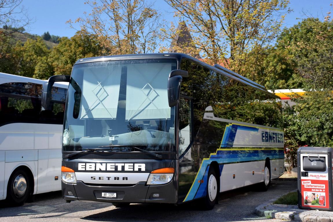 Setra 415 GT-HD von EBNETER Reisen aus der CH 2017 in Krems.