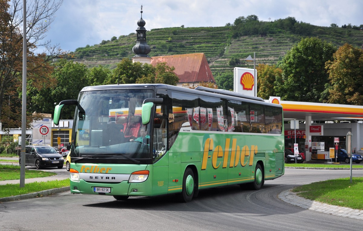 Setra 415 GT-HD von Felber Reisen aus sterreich am 29.August 2014 in Krems gesehen.