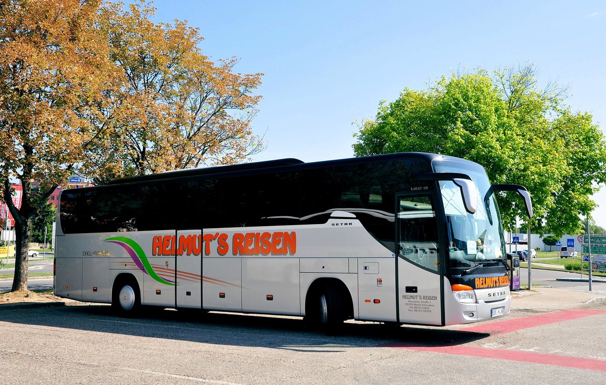 Setra 415 GT-HD von Helmuts Reisen aus der BRD in Krems gesehen.
