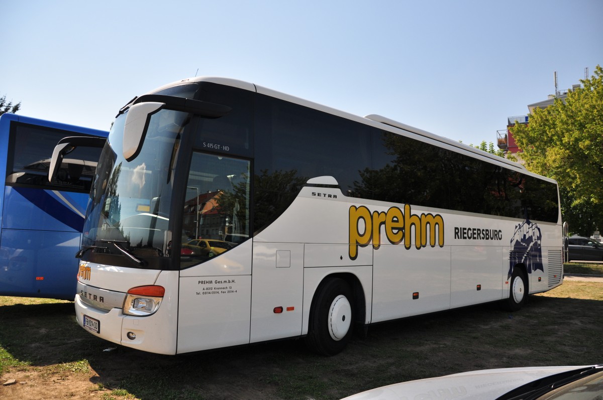 Setra 415 GT-HD von Prehm Reisen aus sterreich am 19.7.2014 in Krems.