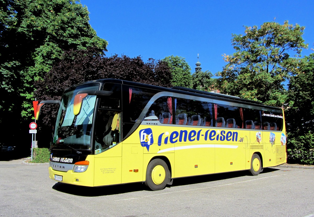 SETRA 415 GT-HD von RIENER Reisen/sterreich im August 2013 in Krems.