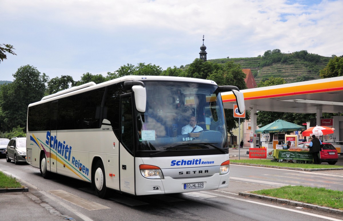 Setra 415 GT von Schaitl Reisen aus Deutschland am 12.Juli 2014 in Krems.