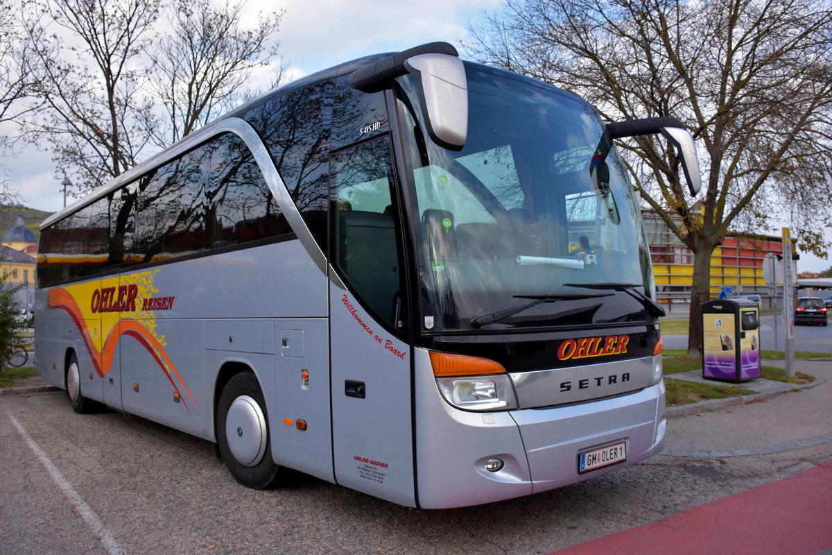 Setra 415 HD von OHLER Reisen aus sterreich in Krems.