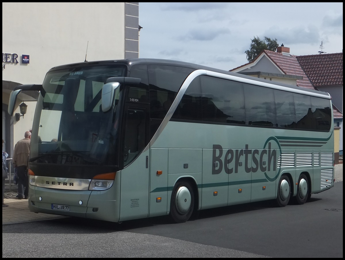 Setra 415 HDH von Bertsch aus Deutschland in Sassnitz.
