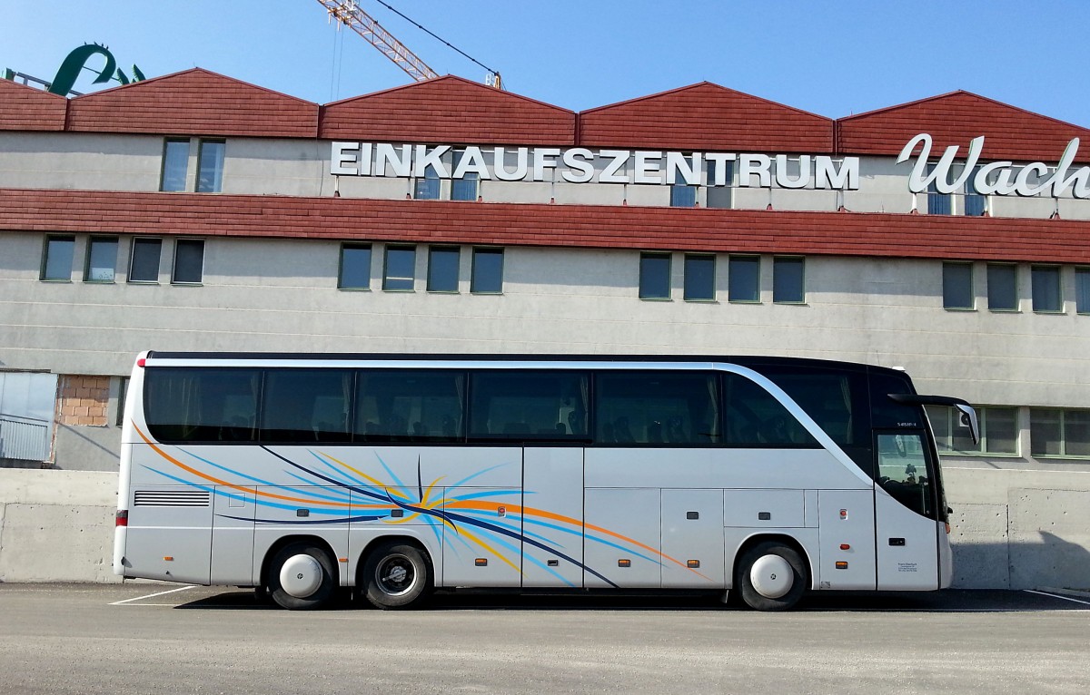 SETRA 415 HDH von Franz EBERHART Reisen aus Niedersterreich,Krems,10.3.2014.