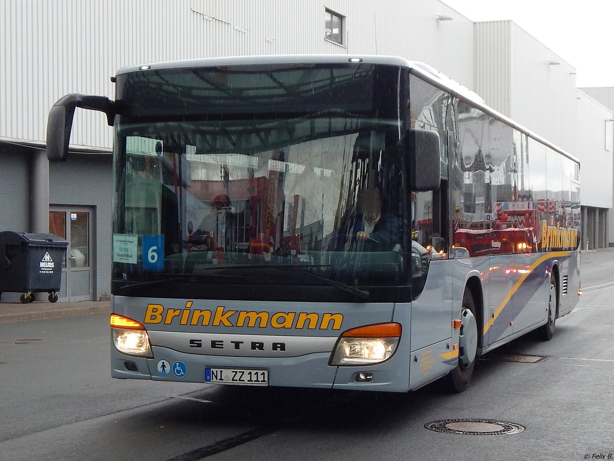 Setra 415 NF von Brinkmann aus Deutschland in Hannover auf der IAA.