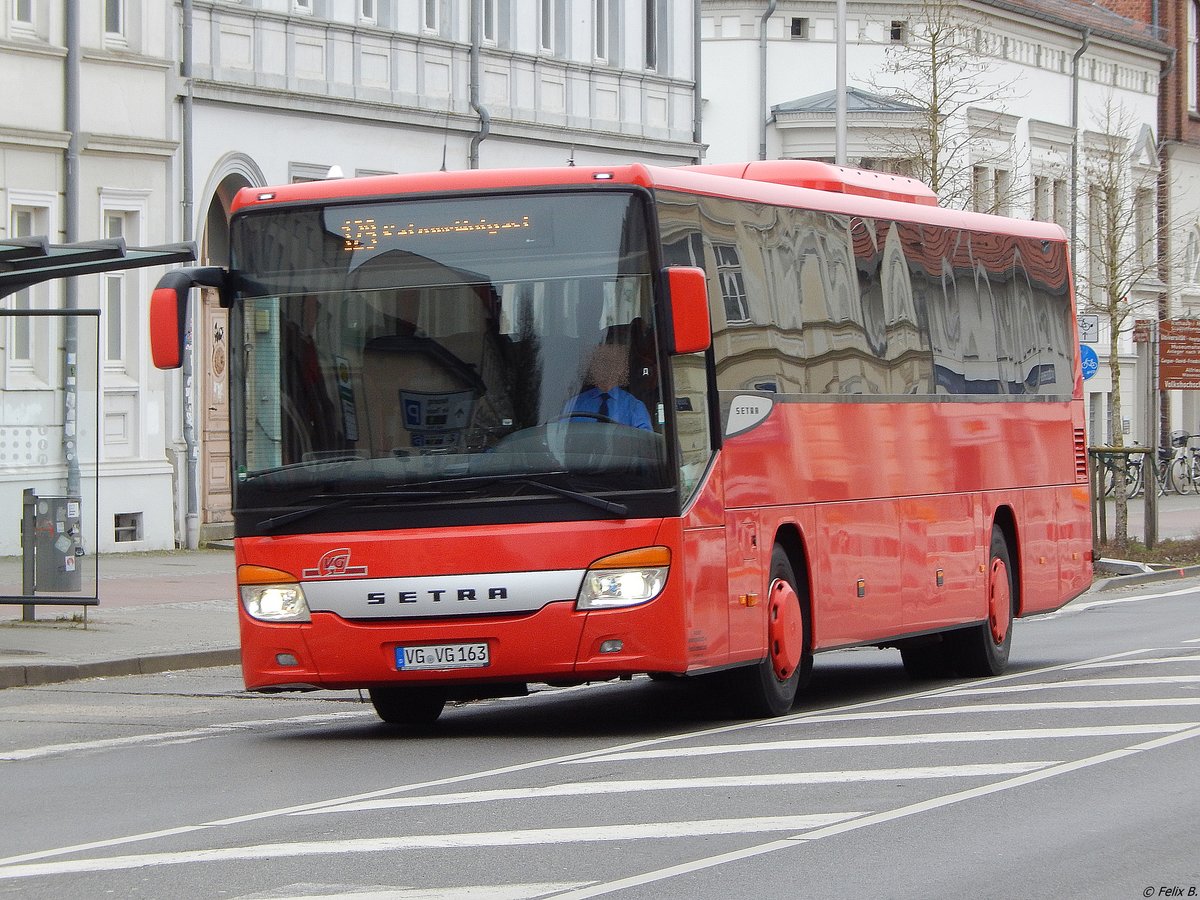 Setra 415 UL der Anklamer Verkehrsgesellschaft mbH in Greifswald.