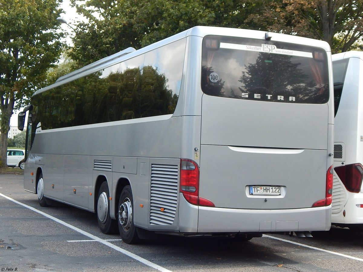 Setra 416 GT-HD von Herz Reisen aus Deutschland in Stralsund.