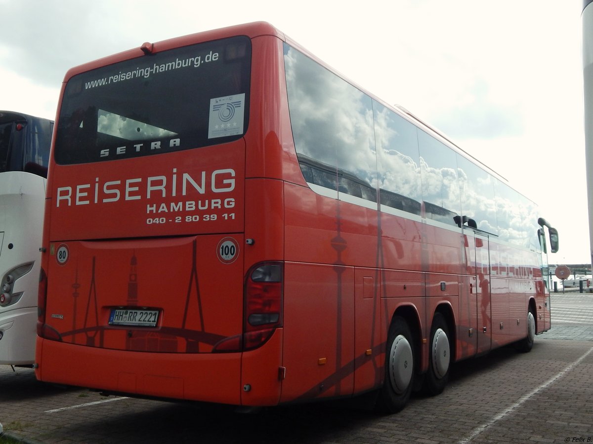 Setra 416 GT-HD von Reisering Hamburg aus Deutschland im Stadthafen Sassnitz.
