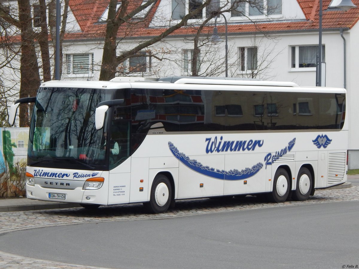 Setra 416 GT-HD von Wimmer Reisen aus Deutschland in Binz.