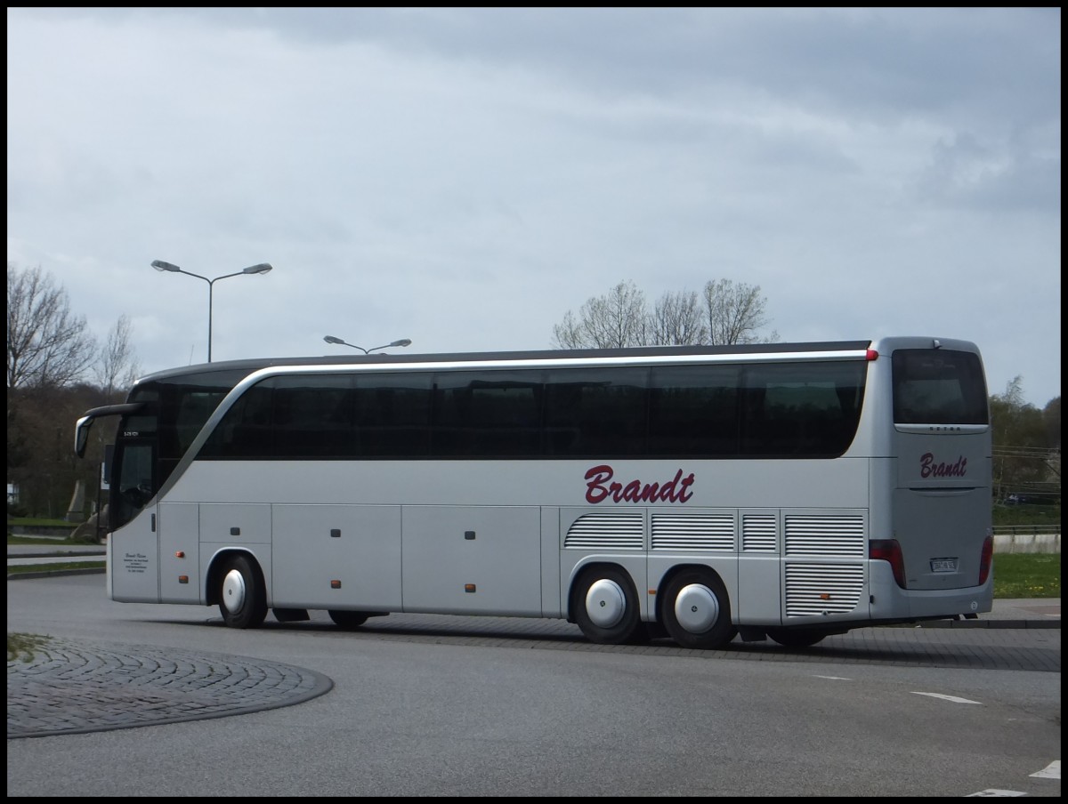 Setra 416 HDH von Brandt aus Deutschland in Rostock.