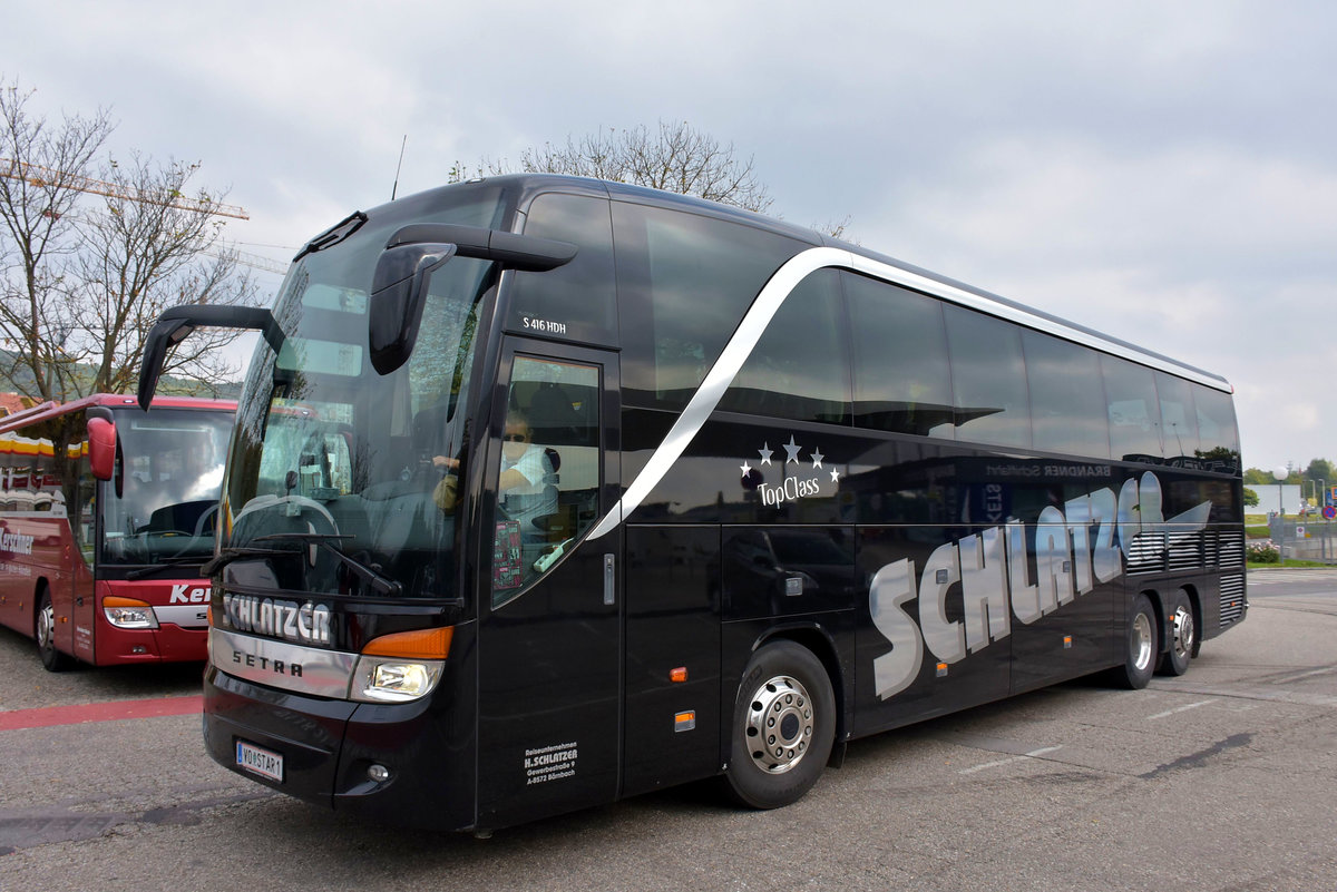 Setra 416 HDH von Schlatzer Reisen aus sterreich 09/2017 in Krems.