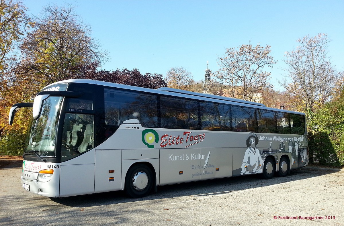 Setra 417 GT-HD von Elite Tours/sterreich im Okt.2013 in Krems.
