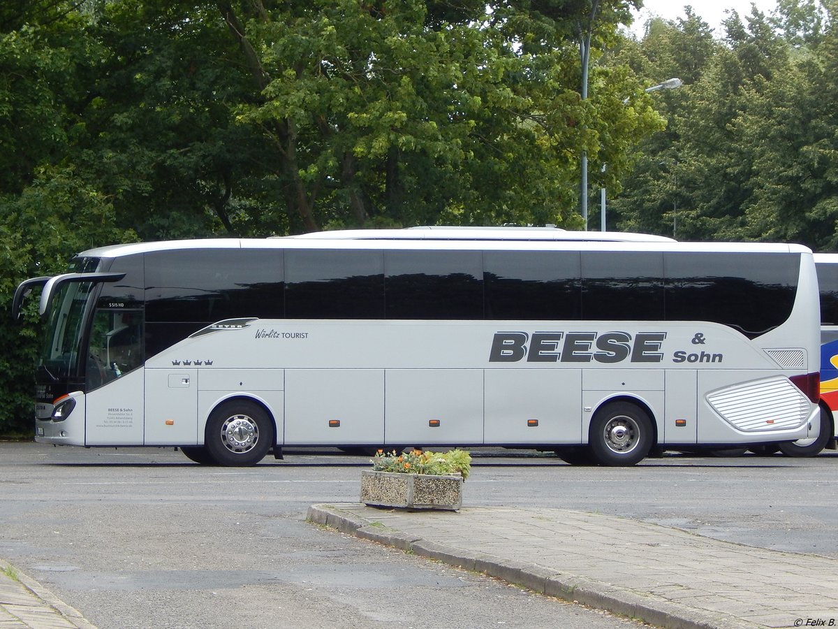 Setra 515 HD von Beese & Sohn aus Deutschland in Stralsund. 