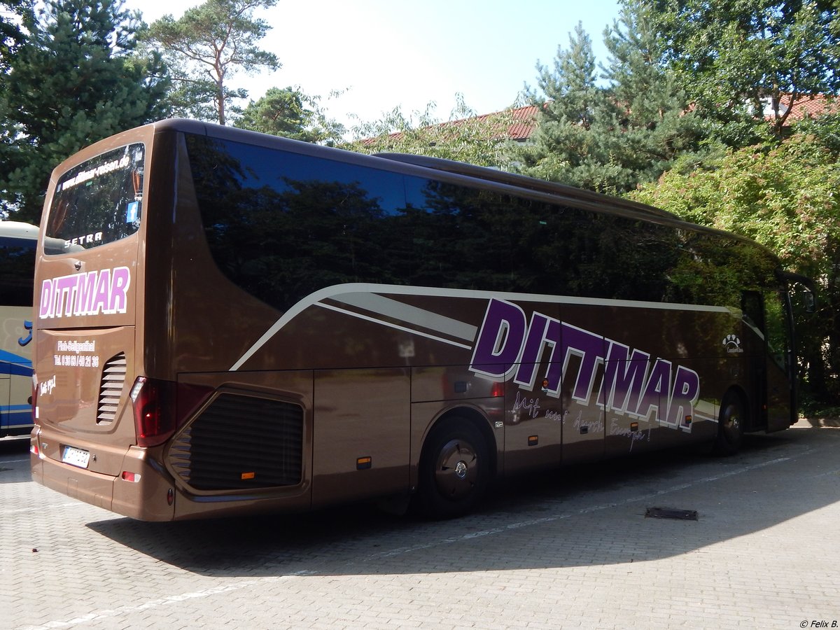 Setra 515 HD von Dittmar aus Deutschland in Binz.