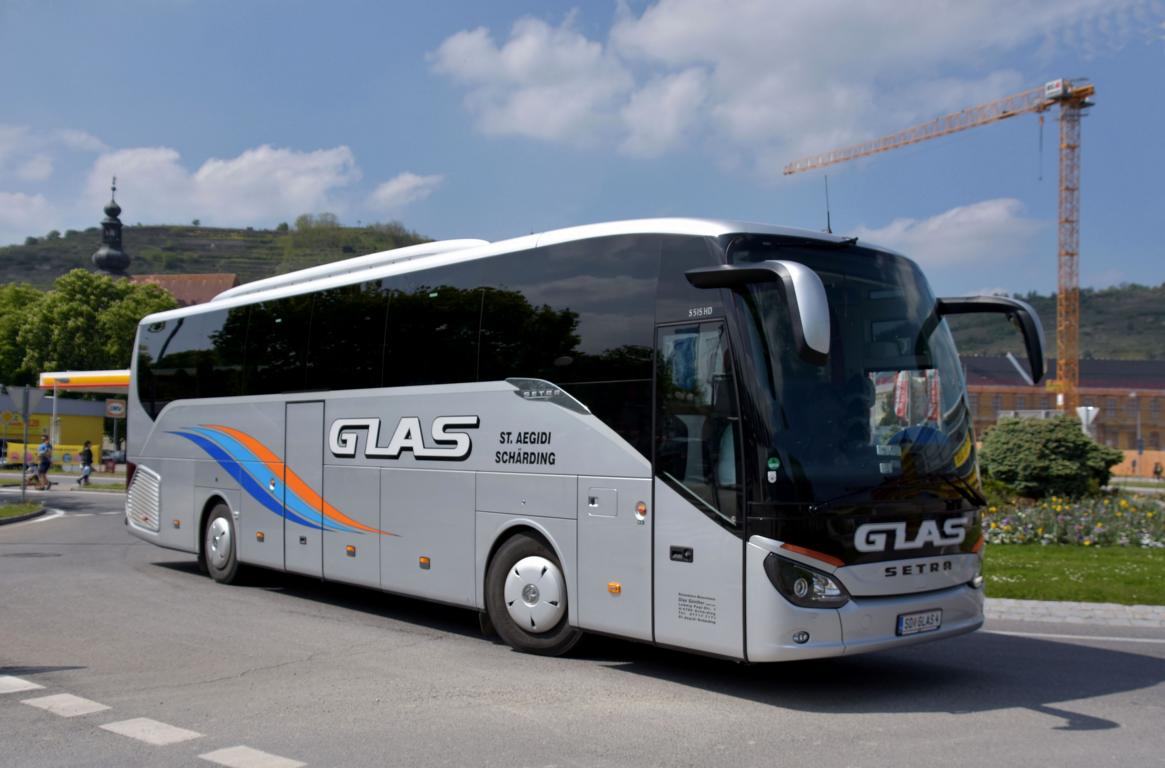 Setra 515 HD von GLAS Reisen aus Obersterreich in Krems.