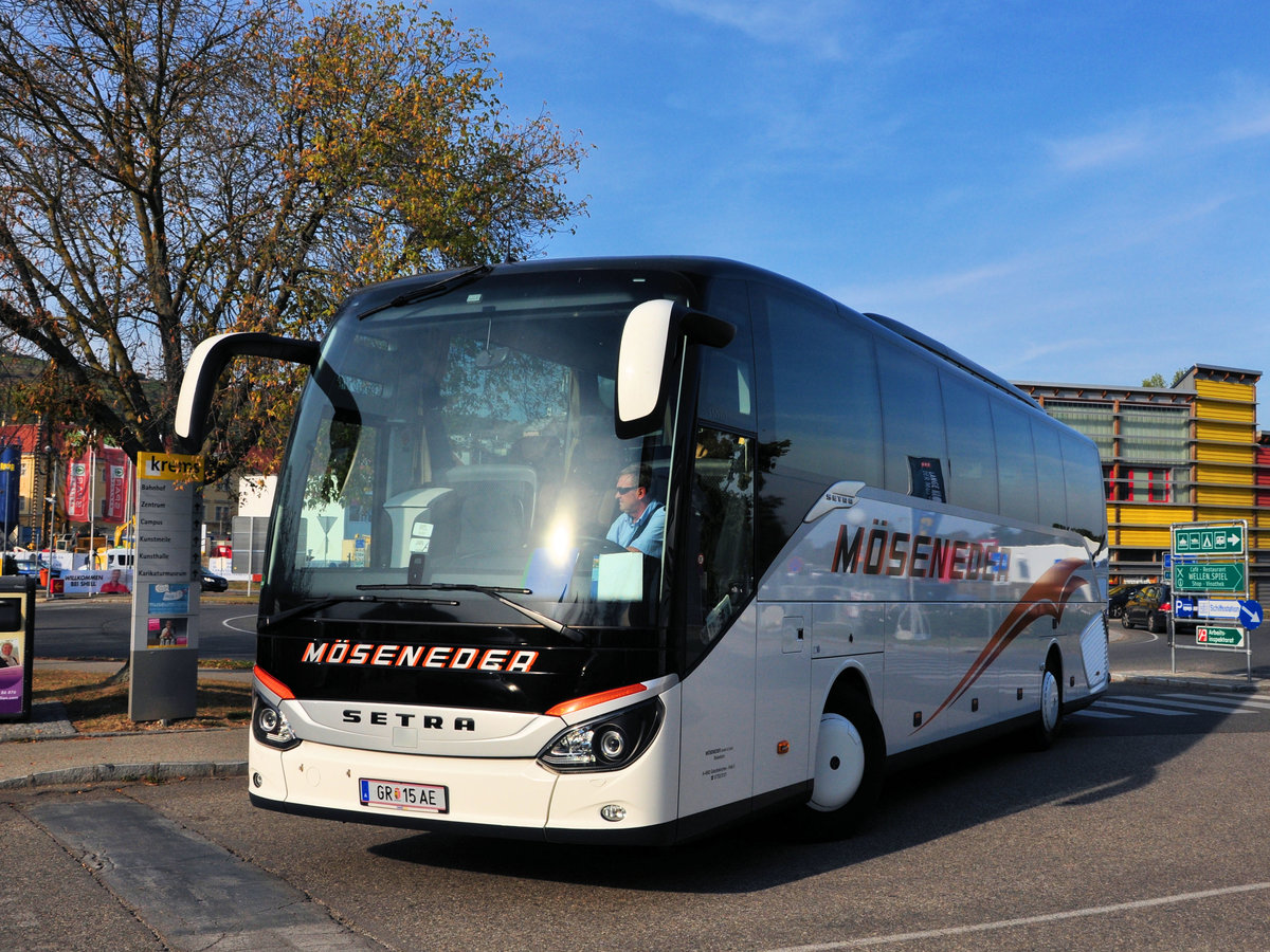 Setra 515 HD von Mseneder Reisen aus sterreich in Krems.
