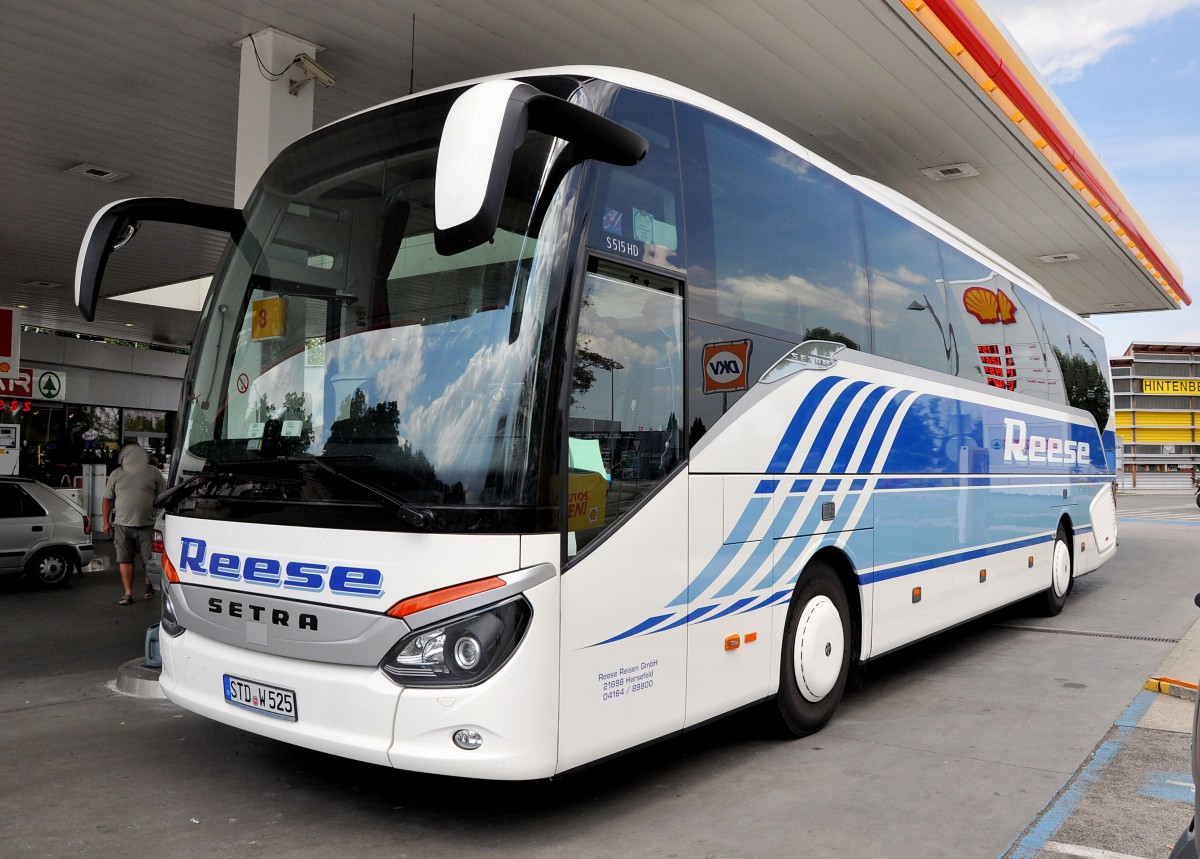 Setra 515 HD von REESE Reisen aus der BRD im Juni 2015 in Krems gesehen.
