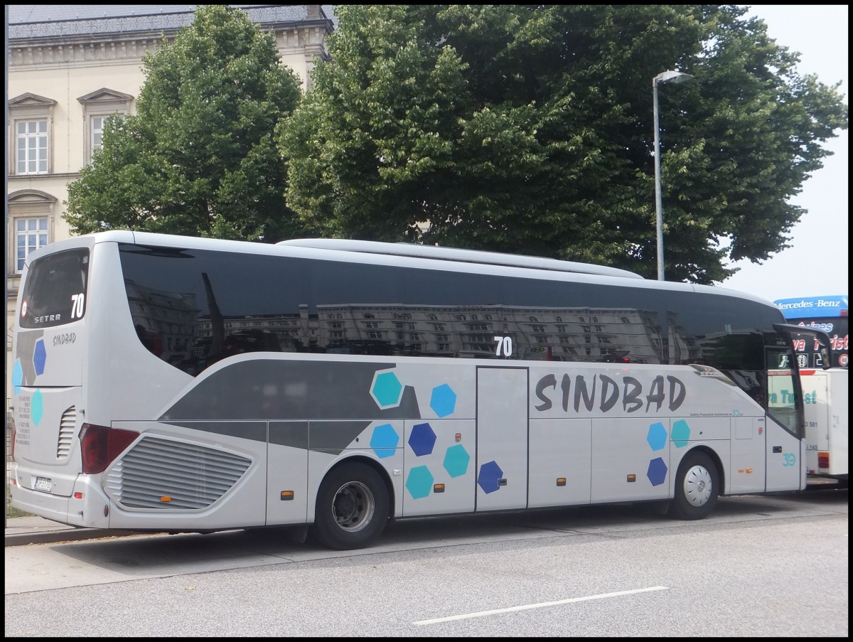 Setra 515 HD von Sindbad aus Polen in Hamburg.