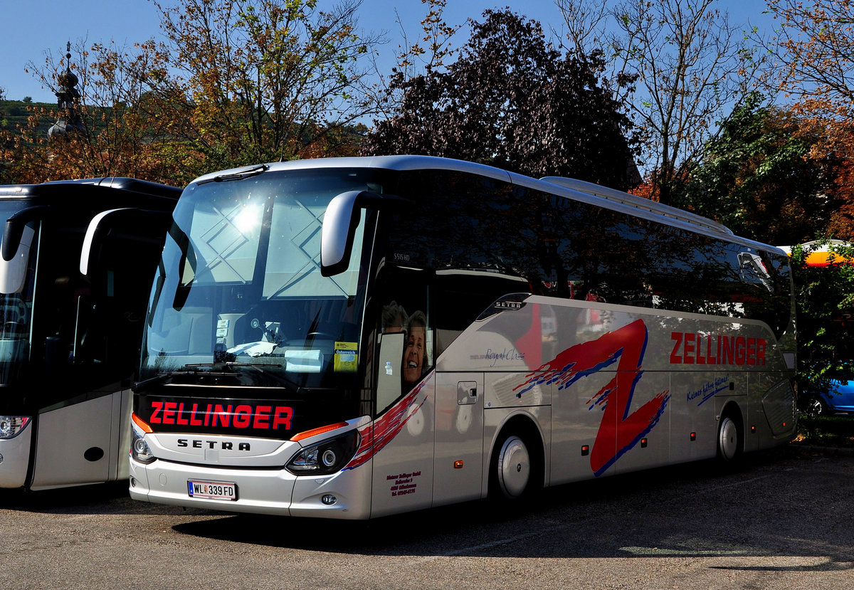 Setra 515 HD von Zellinger Reisen aus sterreich in Krems.