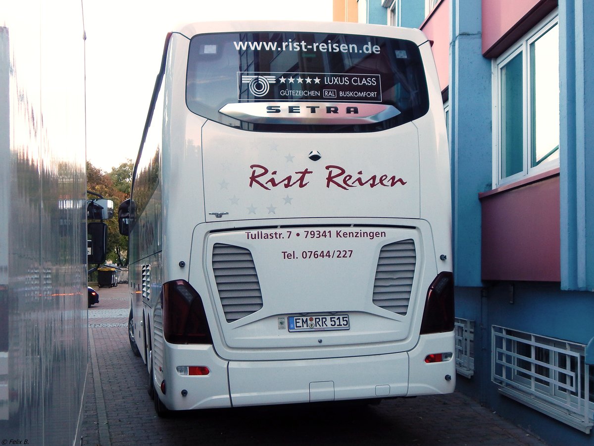 Setra 515 HDH von Rist Reisen aus Deutschland in Neubrandenburg.