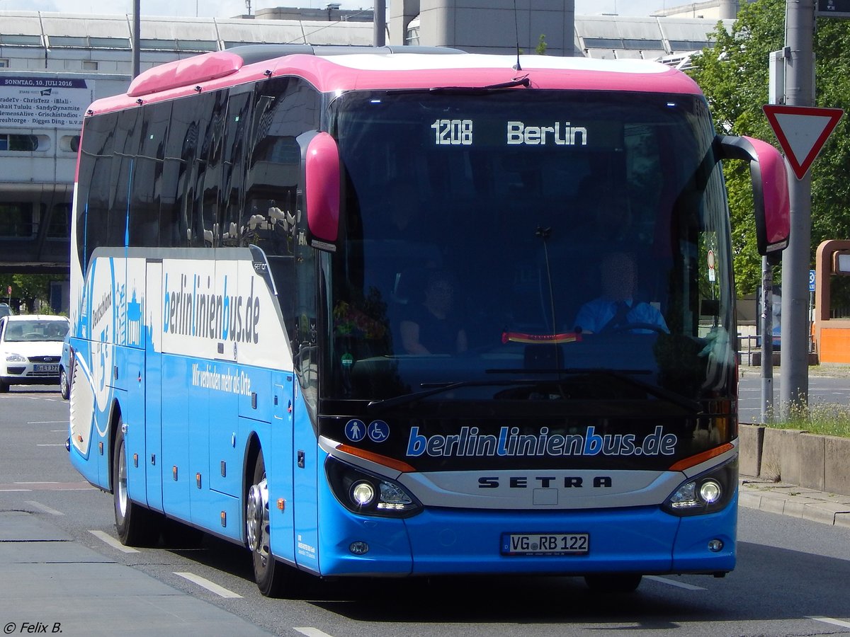 Setra 516 HD von BerlinLinienBus/URB in Berlin.