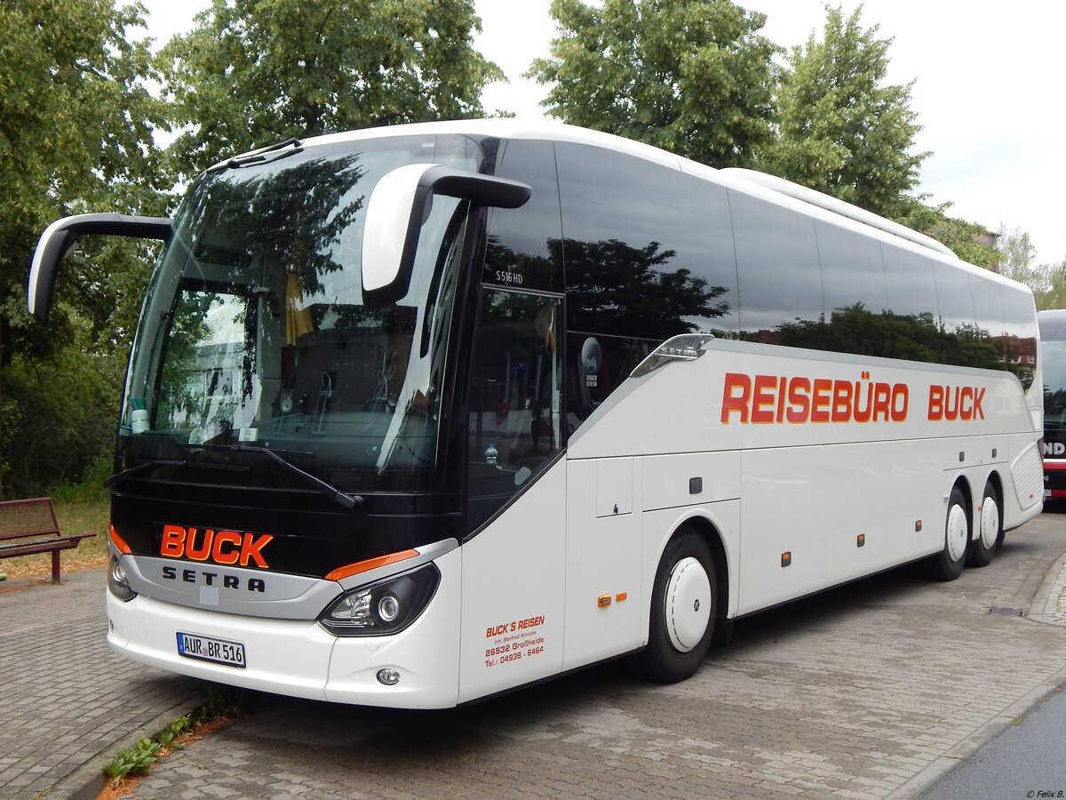 Setra 516 HD von Buck's Reisen aus Deutschland in Neubrandenburg. 