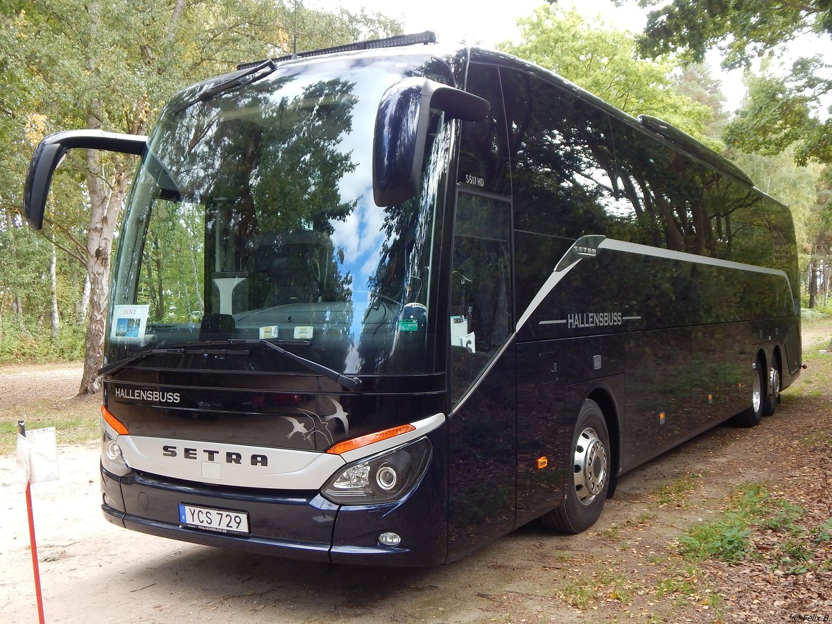 Setra 517 HD von Hallensbuss  aus Schweden in Binz.