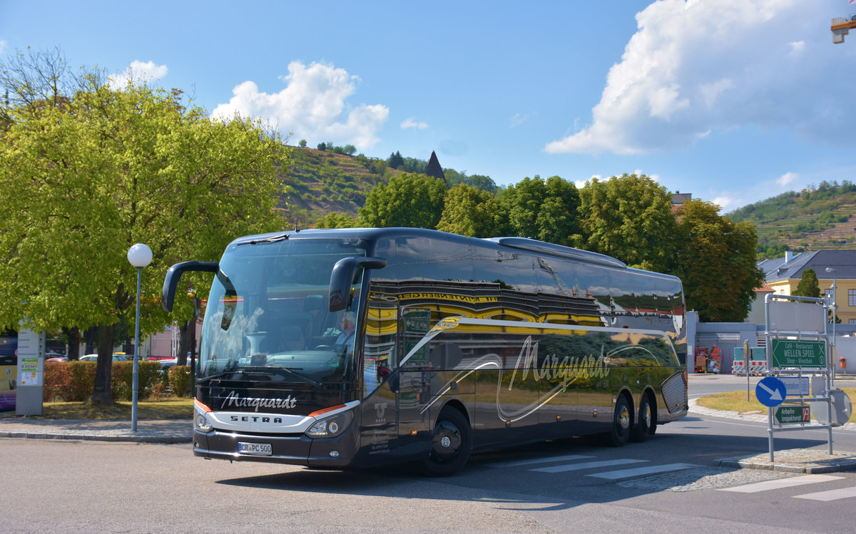 Setra 517 HD von Marquardt Reisen aus der BRD 2017 in Krems.