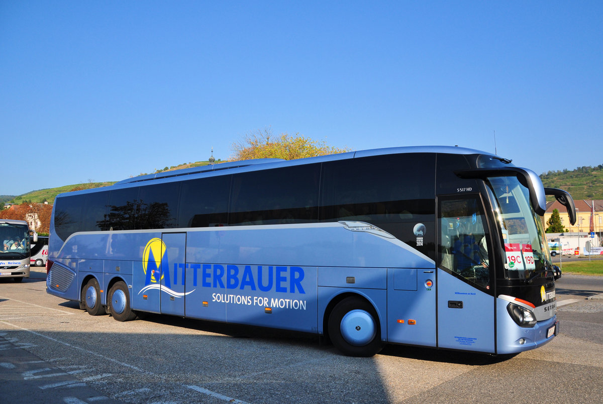 Setra 517 HD von Mitterbauer Reisen aus sterreich in Krems.