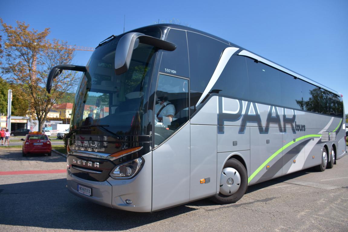 Setra 517 HDH von Paar Reisen aus sterreich 2017 in Krems.