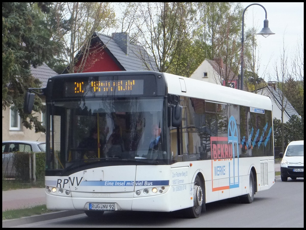 Solaris Urbino 12 der RPNV in Binz.