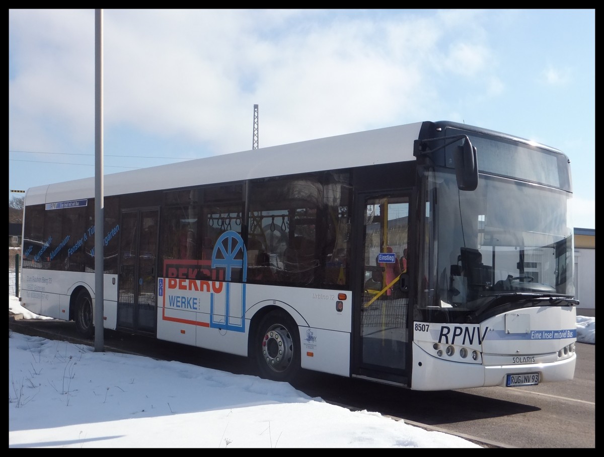 Solaris Urbino 12 der RPNV in Sassnitz.