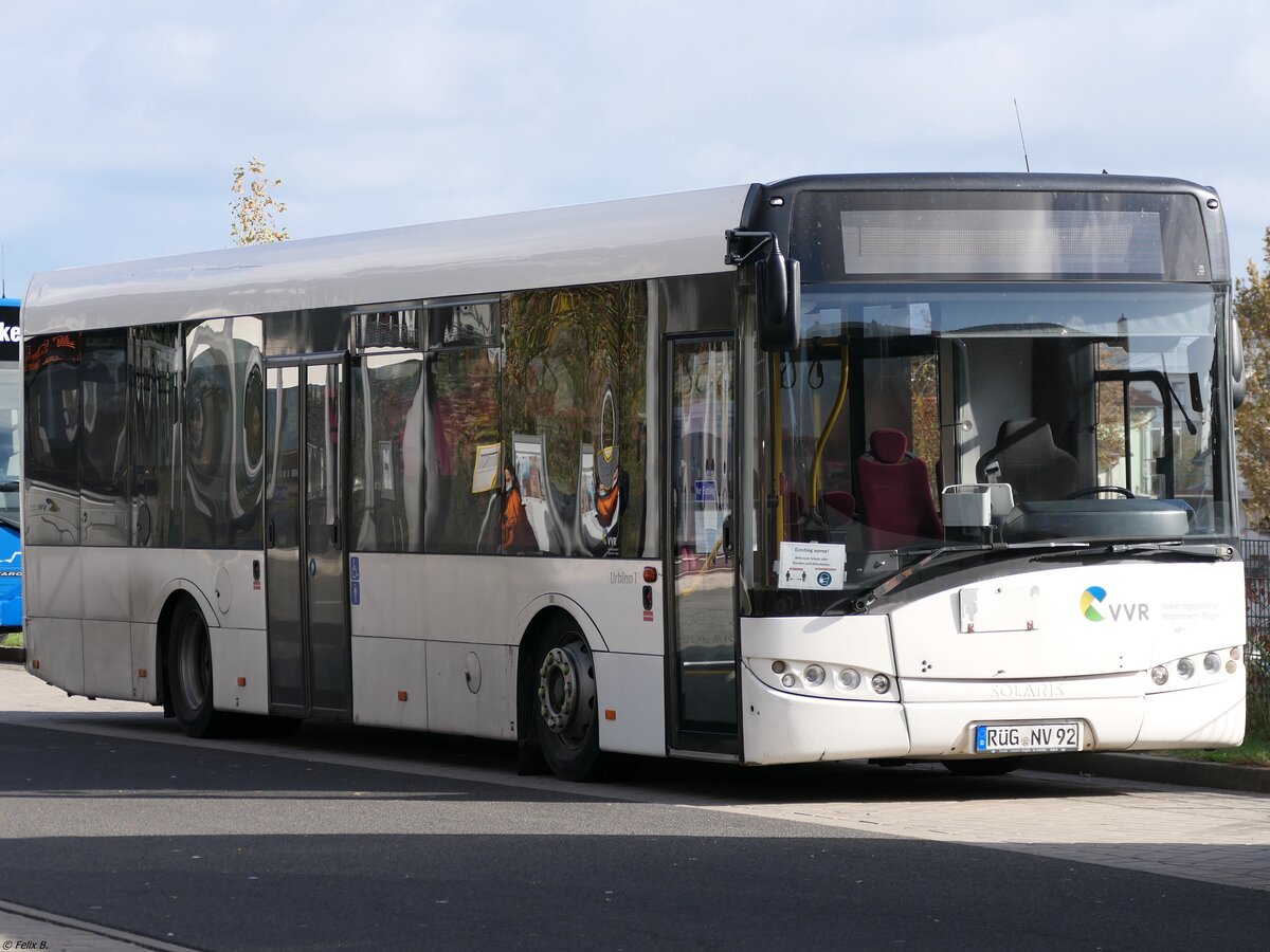 Solaris Urbino 12 der VVR in Sassnitz. 