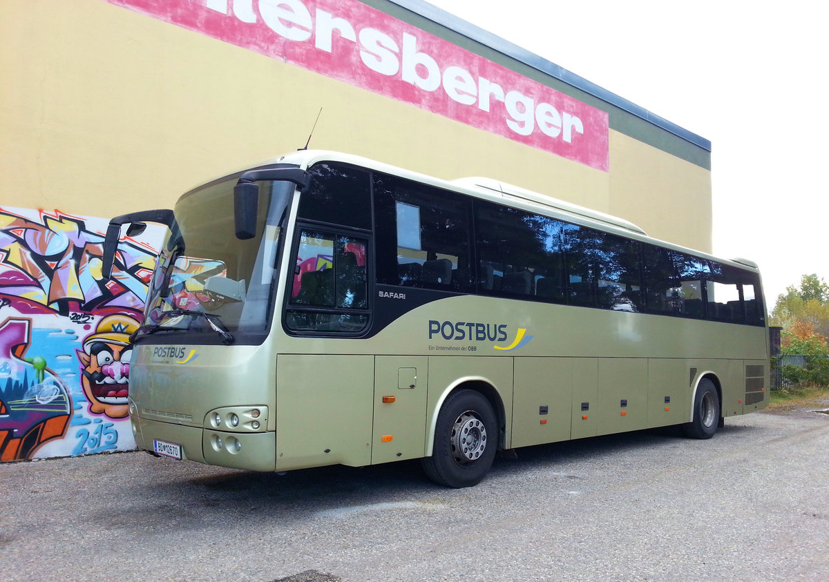 Temsa Safari Postbus von den BB in Krems.