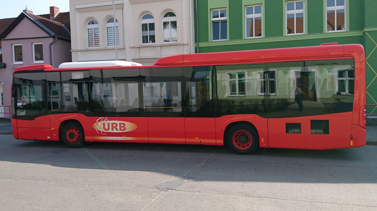 ....und auch dieser Citaro der UER Bus in Neubrandenburg als SEV eingesetzt im April 2017 