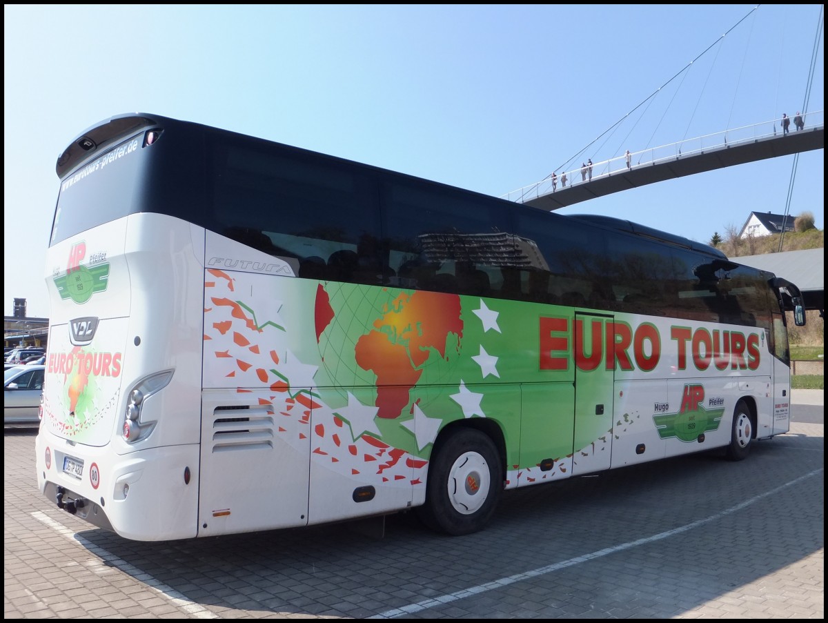 VDL Futura von Euro Tours aus Deutschland im Stadthafen Sassnitz. 