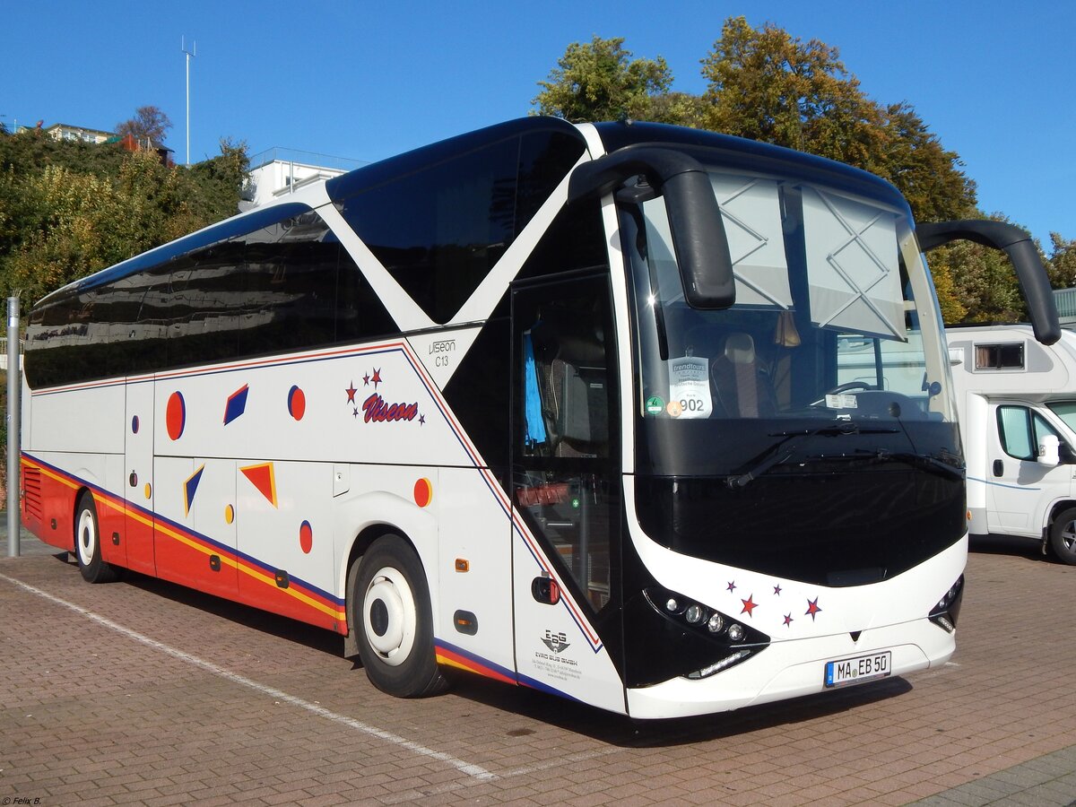 Viseon C13 von Evro Bus GmbH aus Deutschland im Stadthafen Sassnitz.